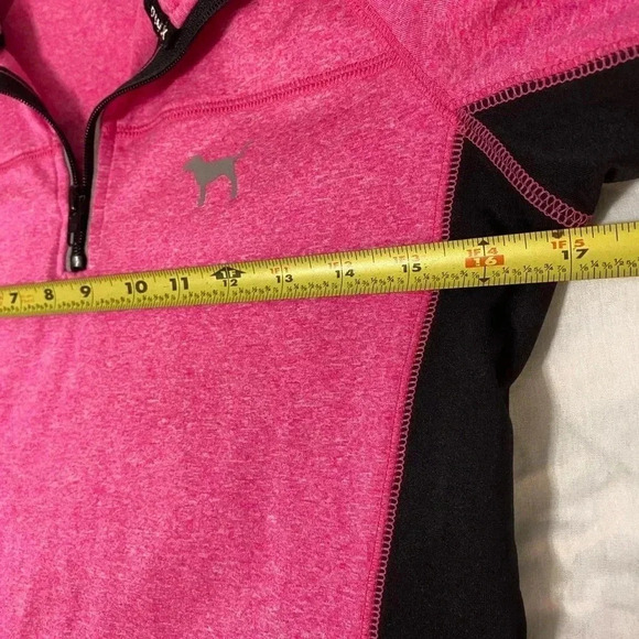 Victoria's Secret PINK Ultimate 1/4 Zip Pullover Size Small - Picture 9 of 12